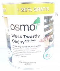 Osmo 3062 WOSK TWARDY OLEJNY BEZBARWNY Matowy 3l