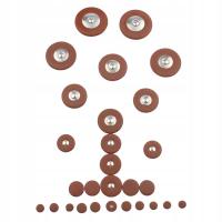 28SZT AKCESORIA DO SAKSOFONU SKÓRZANE PODUSZKI BRĄZOWE