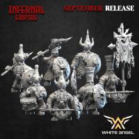 INFERNAL GUARD x 10 - INFERNAL EMPIRE - Bigusson - Druk 3D - White Angels