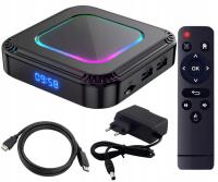 Smart TV Box 4K przystawka multimedialna 8K Android 13 Bluetooth WiFi pilot