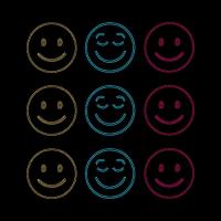 Duży arkusz z cyrkoniami - 9 uśmiechów