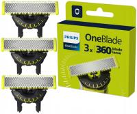 Philips бритва 4X лезвия для бритвы ONE BLADE 360 гель щетка