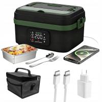 LUNCHBOX ELEKTRYCZNY PODGRZEWANY NA ŻYWNOŚĆ Z POJEMNIK 1L 16000mAh