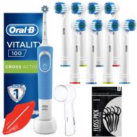 SZCZOTECZKA ELEKTRYCZNA ORAL-B CROSS VITALITY 100 + KOŃCÓWKI DODATKI