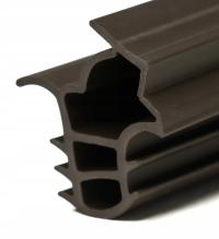 USZCZELKA DO METALOWEJ OŚCIEŻNICY PROGU BRĄZ RUSTYKALNY WYSOKA