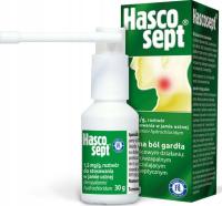 Hascosept спрей от боли в горле 1,5 мг / 1 г 30 г
