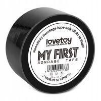 TAŚMA MY FIRST NON STICKY BONDAGE TAPE BLACK