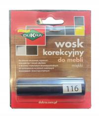 Dukra Wosk korekcyjny miękki 116- Czarny Pastelowy