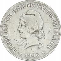 13.BRAZYLIA, 2 000 REIS 1906