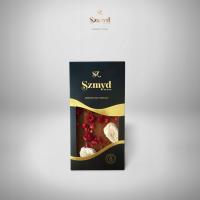 Czekolada mleczna z bananem i malinami ręcznie robiona 85g SZMYD