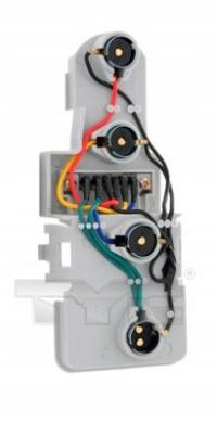 TYC 11-0463-1 Uchwyt żarówki, lampa tylna zespolona