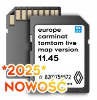 Mapa do nawigacji Renault TOMTOM CARMINAT LIVE 11.45 karta SD Europa