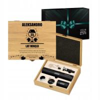 Zestaw do Wina Akcesoria Otwieracz Korkociąg Elektryczny Nadruk na Prezent