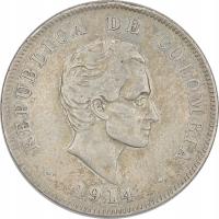 5.fur.COLUMBIA, 50 CENTAVOS 1914