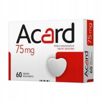 Acard 75 мг x 60 энтеральных таблеток