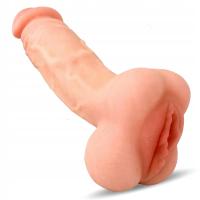 SUPER REALISTYCZNA NAKŁADKA NA PENISA Z SZTUCZNĄ WAGINĄ POWIĘKSZA