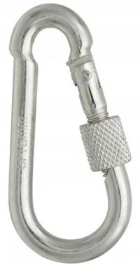 Karabińczyk skręcany do lin ocynkowany 12x140mm