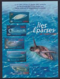 TAAF ** Mi bl. 18 Wyspy Rozproszone (Ocean Indyjski) żółwie