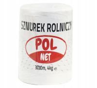 Sznurek rolniczy 3000 m, 4 kg, 1-sztuka (1kg=750 metrów) Tex-1350 POL NET