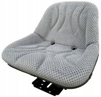 Siedzenie kubełkowe Akkomsan welurowe szare do ciągników