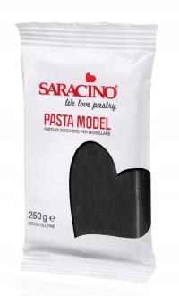 Saracino черная сахарная помадка для моделирования Black Model Paste 250g Saracino