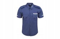 Полицейская рубашка-с коротким рукавом XXL мужская, полиция