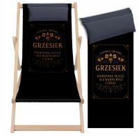 LEŻAK z Imieniem DLA TATY/MAMY/BABCI - Prezent Urodzinowy z Poduszką