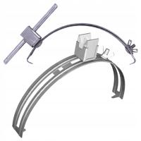 UCHWYT ODGROMOWY NA GĄSIOR gąsiorowy - nierdzewny - podpora zwodu fi8 klik