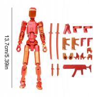 Multi-Jointed Movable Robot 3D Printed Mannequin Toyslucky 13 Dummy Action