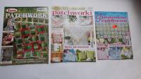 3 x PATCHWORK + SZYDELKOWE PATCHWORKI + PATCHWORKO