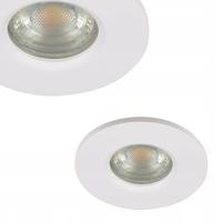 Oczko podtynkowe łazienkowe IKA R IP65 białe AZ2865 AZzardo