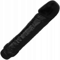 Реалистичный Вибратор Большой Пенис Черный Гигант С Вибрацией Регулируемый Мощный