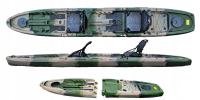 DWUOSOBOWY MODUŁOWY SKŁADANY KAJAK WĘDKARSKI LAYA ANGLER TANDEM DWÓJKA
