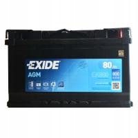 EXIDE EK800 80AH 800A AGM START-STOP