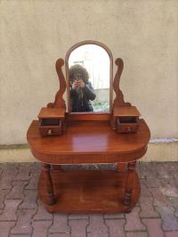 КРАСИВЫЙ ТУАЛЕТНЫЙ СТОЛИК ДЕРЕВЯННЫЙ КОМОД КОМОД