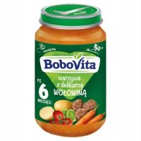 Bobovita warzywa delikatna wołowina 6m+ 190g