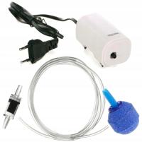 АКВАРИУМНЫЙ АЭРАТОР НАБОР ДЛЯ НЕБОЛЬШОГО РЕЗЕРВУАРА ДО 60 Л ШЛАНГ КАМЕНЬ