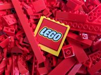 LEGO - CZERWONE, mix, oryginalne, 100g, 0.1 kg