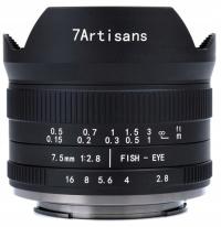 Obiektyw superszerokokątny 7Artisans 7.5mm F2.8 II Canon EOS-M