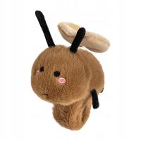 Pluszowa bransoletka Animal Slap Śliczna interaktywna zabawka Symulacja Snap czarne oczy