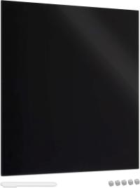 Магнитная стеклянная черная доска 48x48 халява