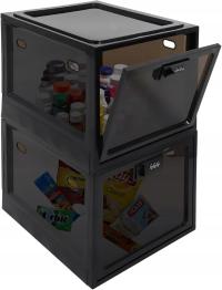 Zamykane pudełko do przechowywania leków, 2 sztuki, zamykane duże z zamkiem