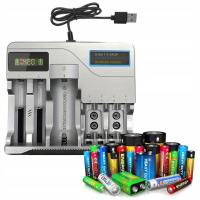 Зарядное устройство Pixel 6273 4 9V (6F22), 16340, 18650, 21700, 26650, АА, ААА