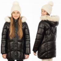 Зимняя куртка 2118c8 металлический шарф 122/128