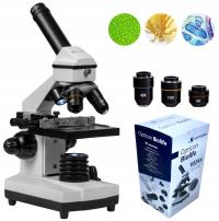 Mikroskop optyczny OPTICON - Biolife 1024x + akcesoria + oświetlenie led