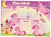 Plan lekcji A5 Kucyk