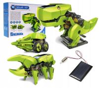 Robot Solarny Zestaw Zabawek Solarnych Układanka Dinozaur Pojazd 6 w 1