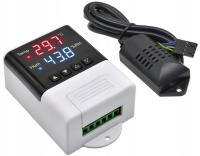 Regulator wilgotności i temperatury sterownik 230V ścienny