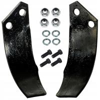 Nóż glebogryzarki Lewy i Prawy Unia Grudziądz + śruby