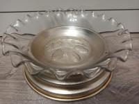 patera misa podstawka szkło prl D27